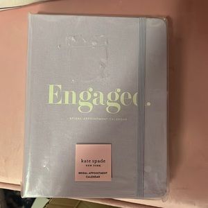 kate spade "engaged" bridal appointment calendar NWT